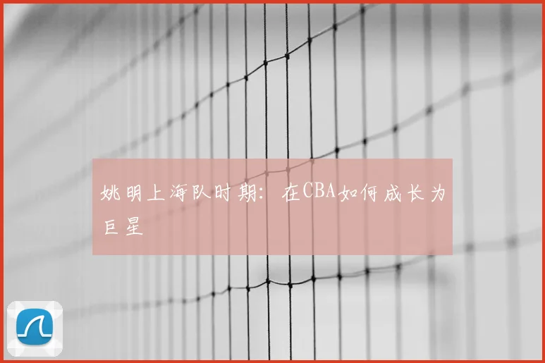 姚明上海队时期:在CBA如何成长为巨星